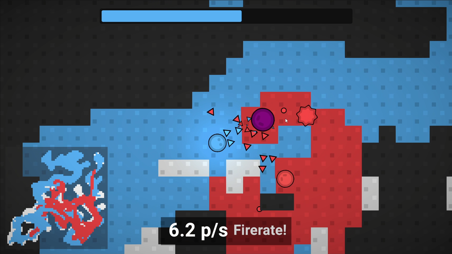 Intense fight with two enemies